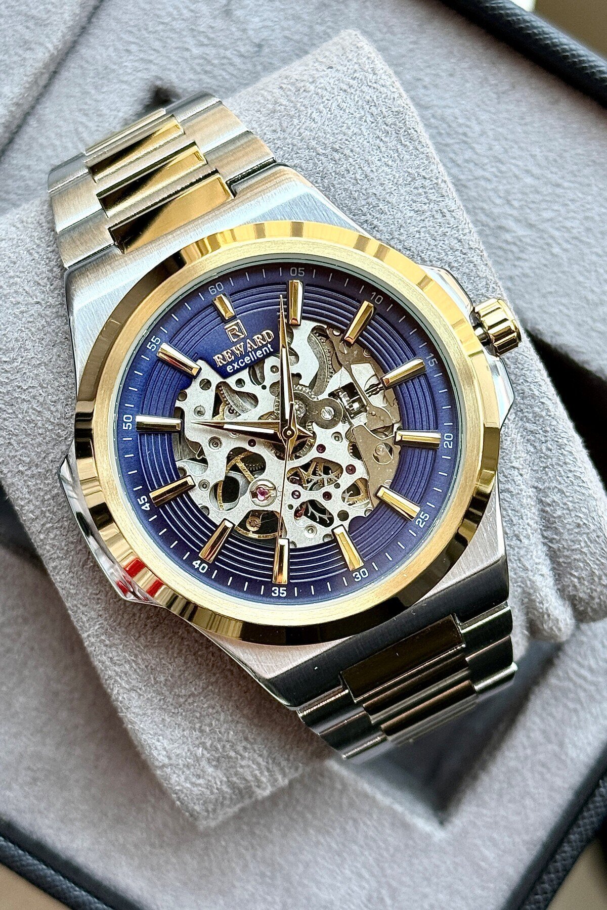 RD314015MG Çelik Kordonlu Otomatik Erkek Kol Saati