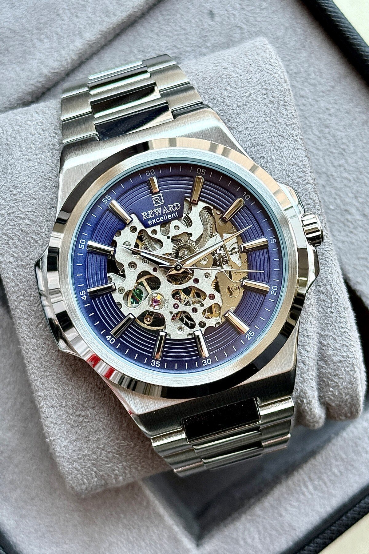 RD314015MG Çelik Kordonlu Otomatik Erkek Kol Saati