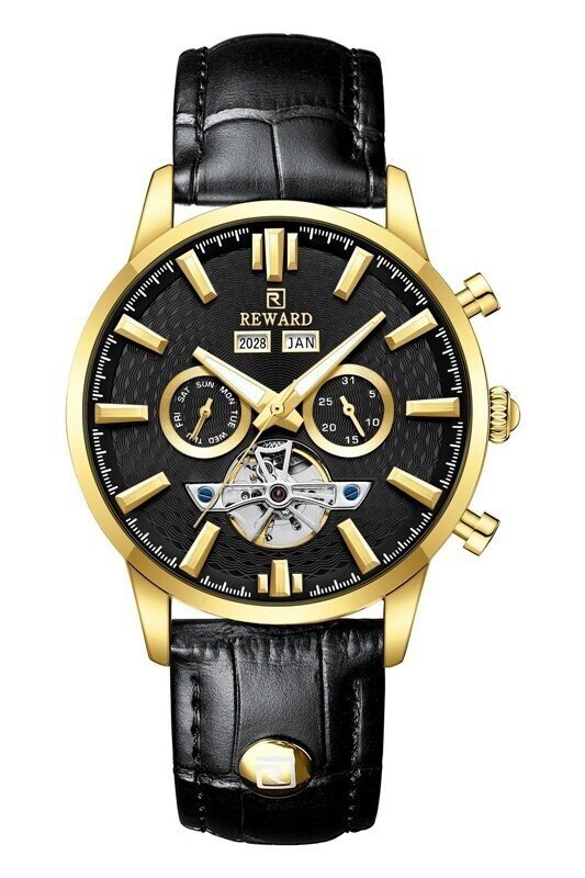 RD333376M Deri Kordonlu Otomatik Erkek Kol Saati