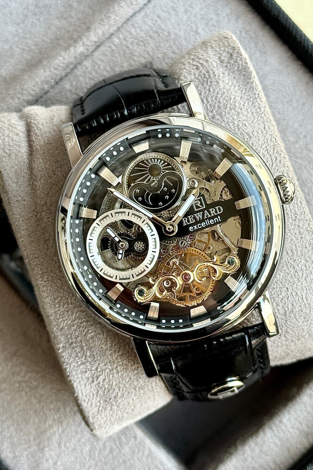 RD334019M Deri Kordonlu Otomatik Erkek Kol Saati