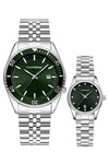Chaperone Marka Çelik Kordonlu Çift Saati